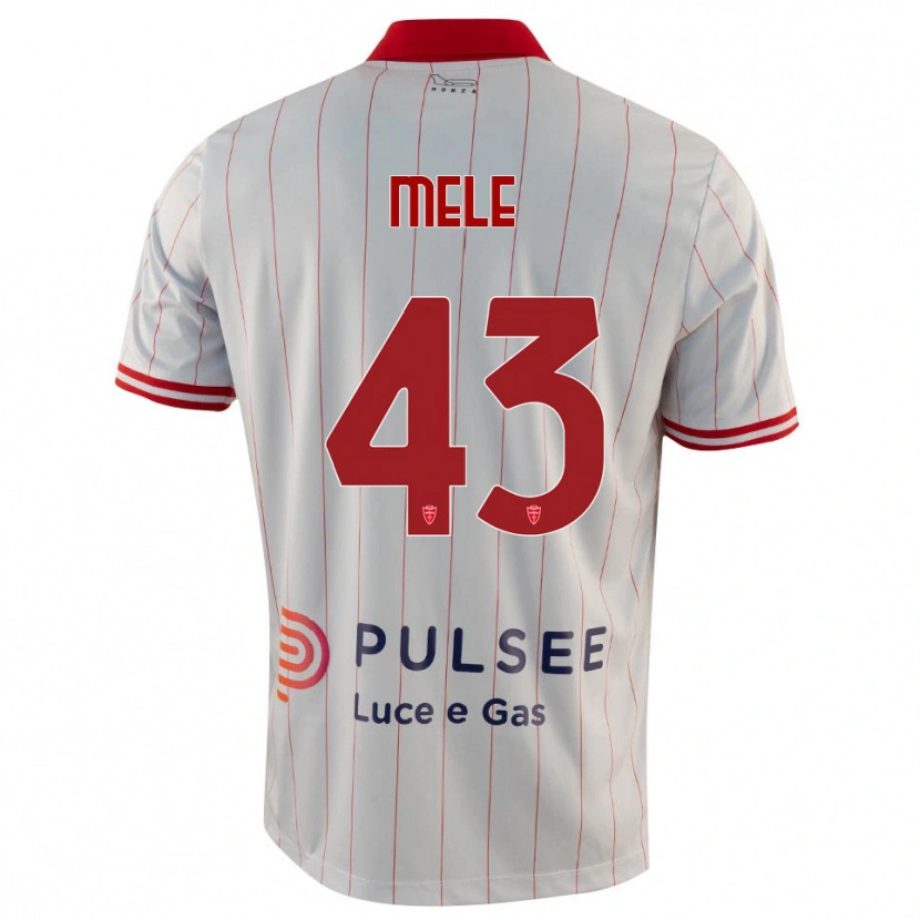 Danxen Dětské Fabio Mele #43 Bíločerveno-Modrá Daleko Hráčské Dresy 2025/26 Dres