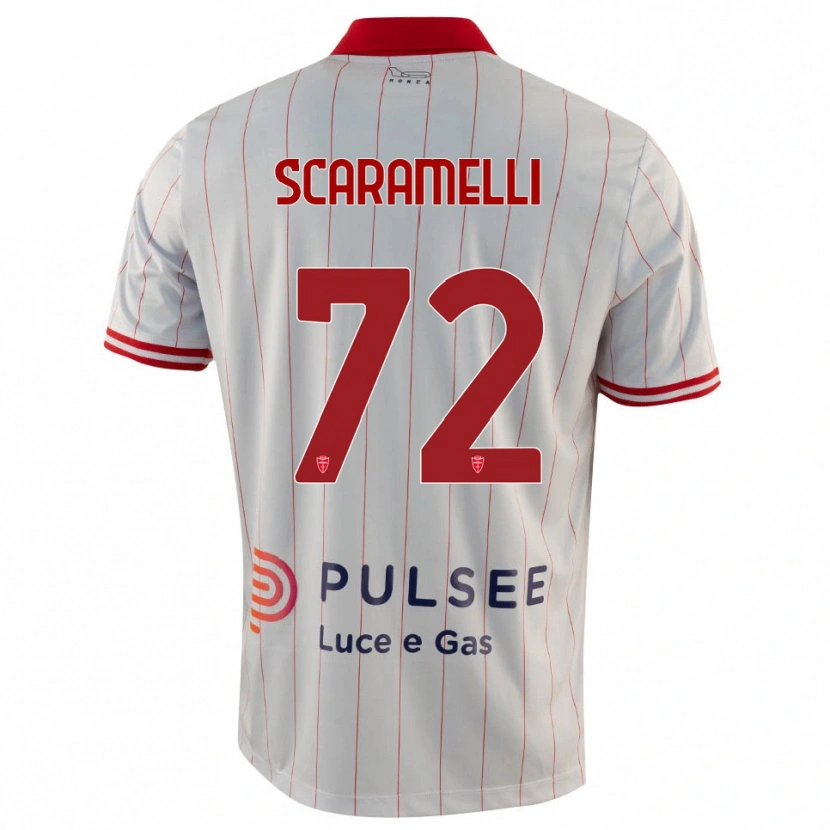 Danxen Dětské Endris Scaramelli #72 Bíločerveno-Modrá Daleko Hráčské Dresy 2025/26 Dres