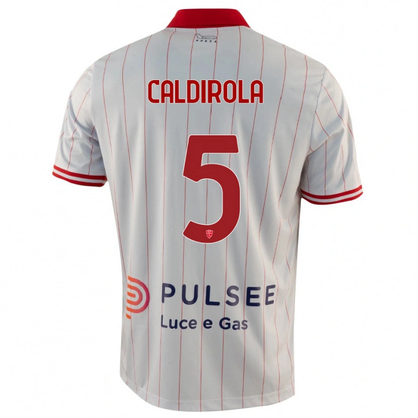 Danxen Dětské Luca Caldirola #5 Bíločerveno-Modrá Daleko Hráčské Dresy 2025/26 Dres