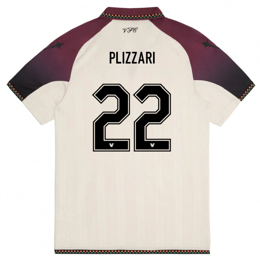 Danxen Dětské Alessandro Plizzari #22 Krémově Vínová Daleko Hráčské Dresy 2025/26 Dres