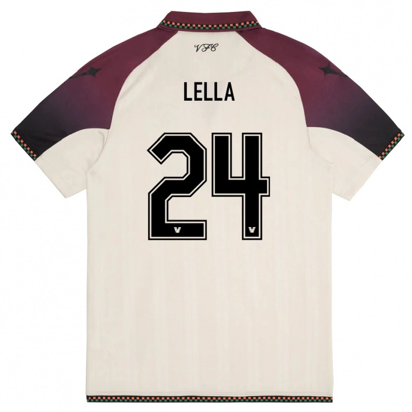 Danxen Dětské Nunzio Lella #24 Krémově Vínová Daleko Hráčské Dresy 2025/26 Dres