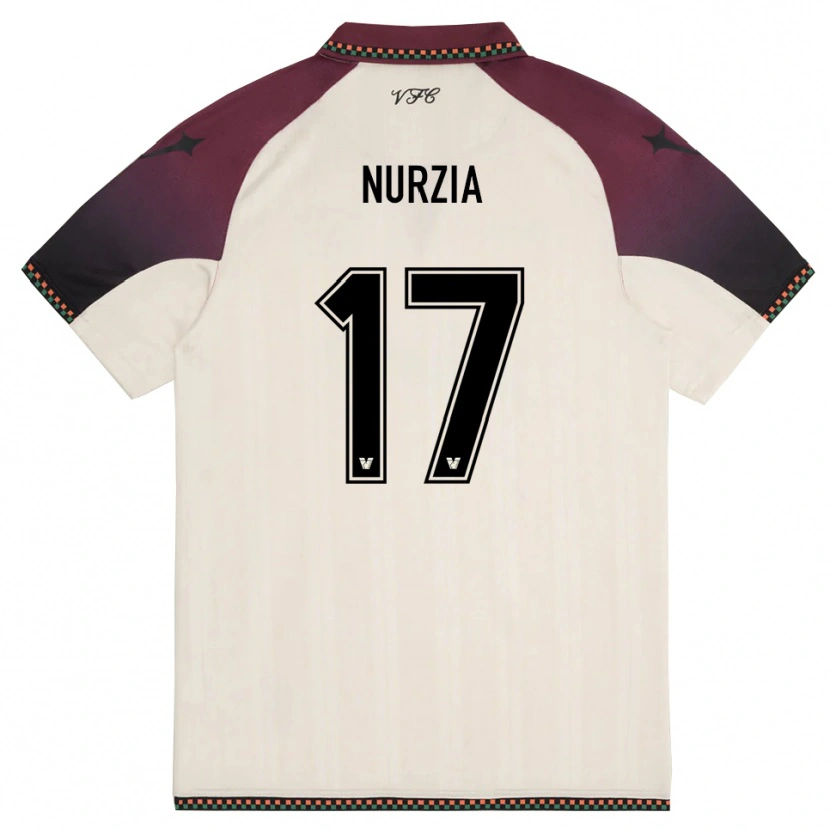 Danxen Dětské Martina Nurzia #17 Krémově Vínová Daleko Hráčské Dresy 2025/26 Dres