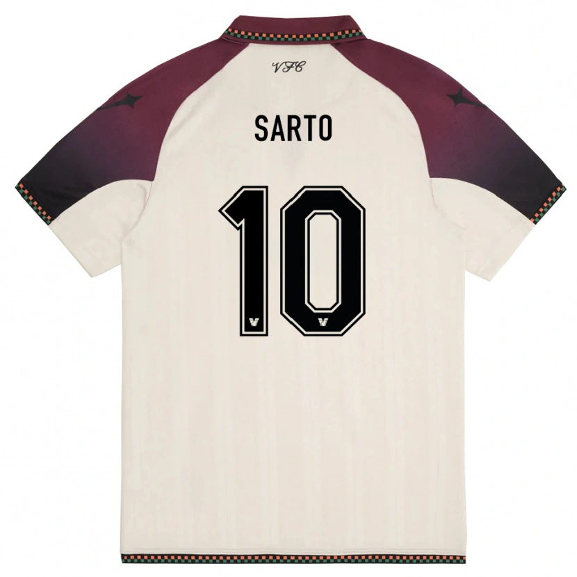 Danxen Dětské Gabriel Sarto #10 Krémově Vínová Daleko Hráčské Dresy 2025/26 Dres
