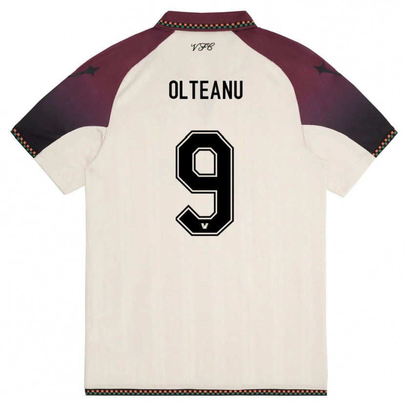 Danxen Dětské Alberto Olteanu #9 Krémově Vínová Daleko Hráčské Dresy 2025/26 Dres