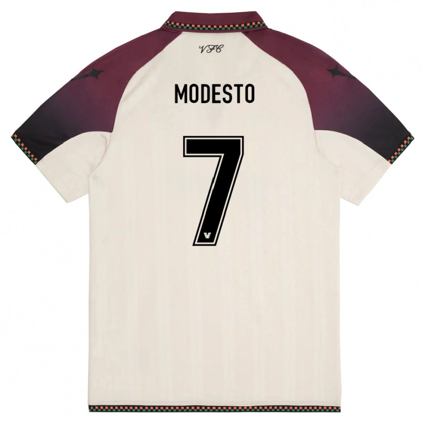 Danxen Dětské Riccardo Modesto #7 Krémově Vínová Daleko Hráčské Dresy 2025/26 Dres
