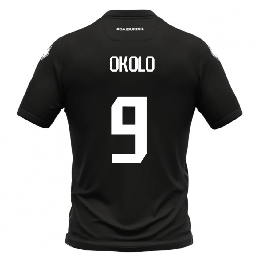 Danxen Dětské Daniel Okolo #9 Černobílá Daleko Hráčské Dresy 2025/26 Dres