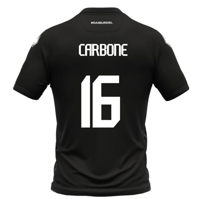 Danxen Dětské Andrea Carbone #16 Černobílá Daleko Hráčské Dresy 2025/26 Dres