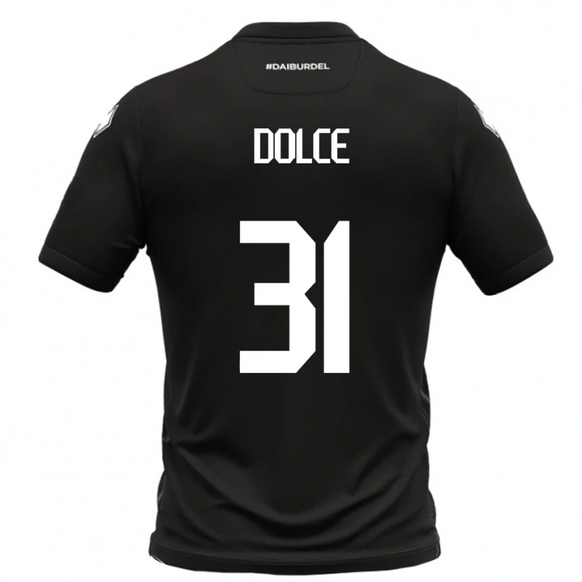 Danxen Dětské Alessandro Dolce #31 Černobílá Daleko Hráčské Dresy 2025/26 Dres