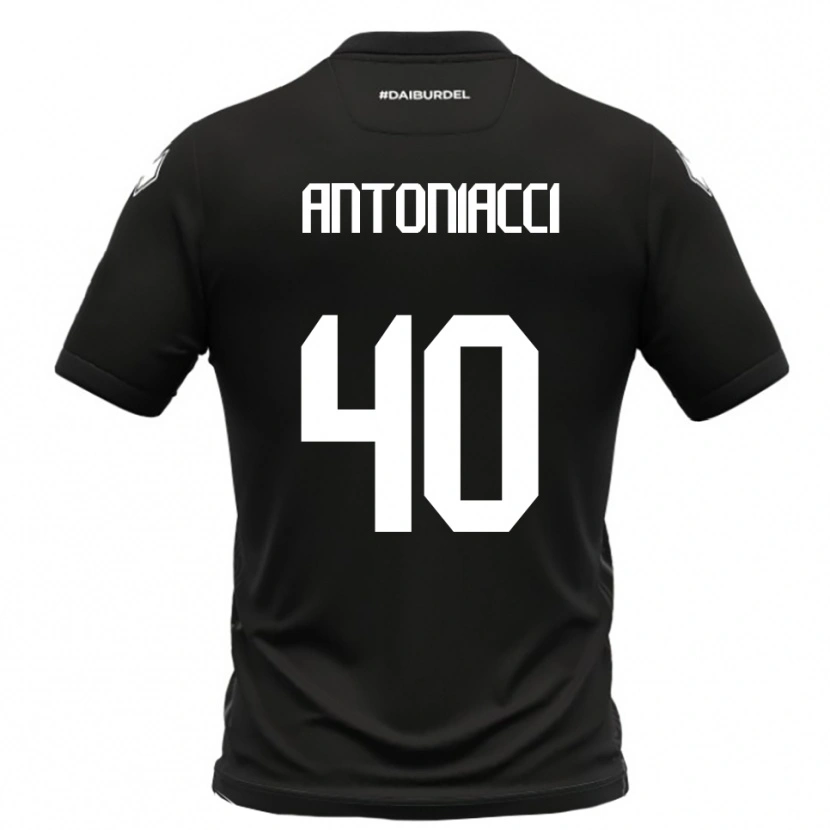 Danxen Dětské Augusto Antoniacci #40 Černobílá Daleko Hráčské Dresy 2025/26 Dres