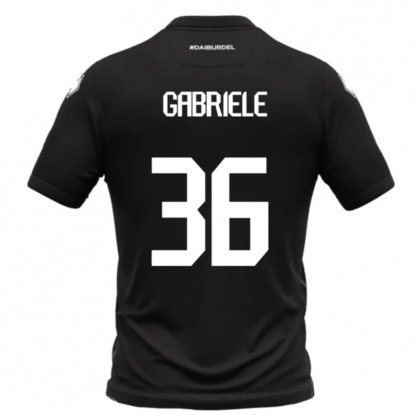 Danxen Dětské Tommaso Gabriele #36 Černobílá Daleko Hráčské Dresy 2025/26 Dres