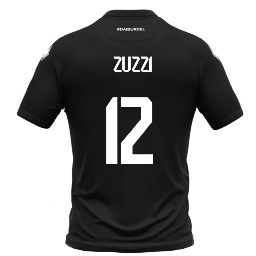 Danxen Dětské Riccardo Zuzzi #12 Černobílá Daleko Hráčské Dresy 2025/26 Dres