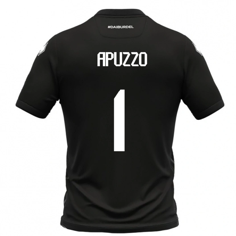 Danxen Dětské Davide Apuzzo #1 Černobílá Daleko Hráčské Dresy 2025/26 Dres