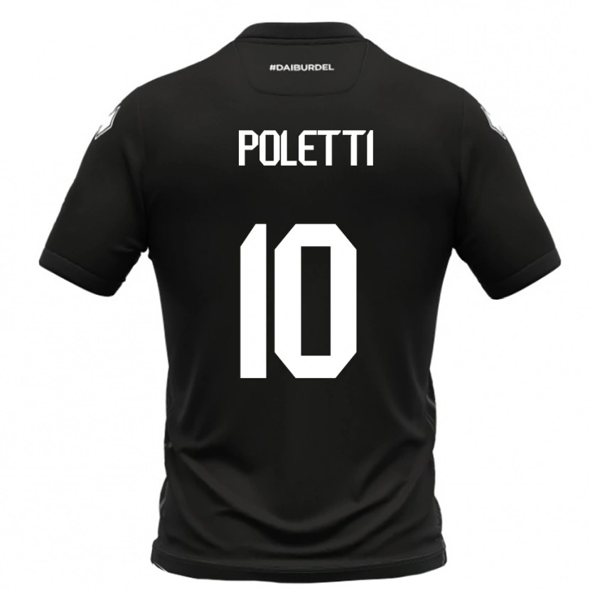 Danxen Dětské Thomas Poletti #10 Černobílá Daleko Hráčské Dresy 2025/26 Dres