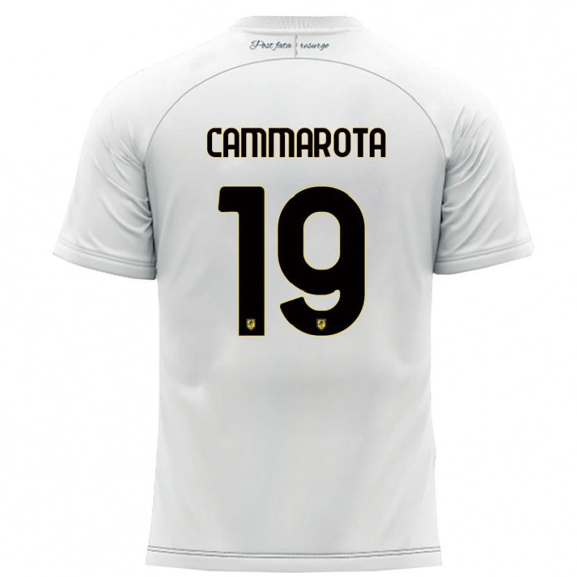 Danxen Dětské Vincenzo Cammarota #19 Bílá Žlutá Daleko Hráčské Dresy 2025/26 Dres