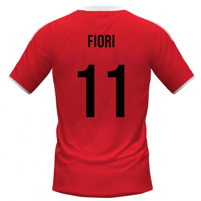 Danxen Dětské Antonio Fiori #11 Červenobílá Daleko Hráčské Dresy 2025/26 Dres