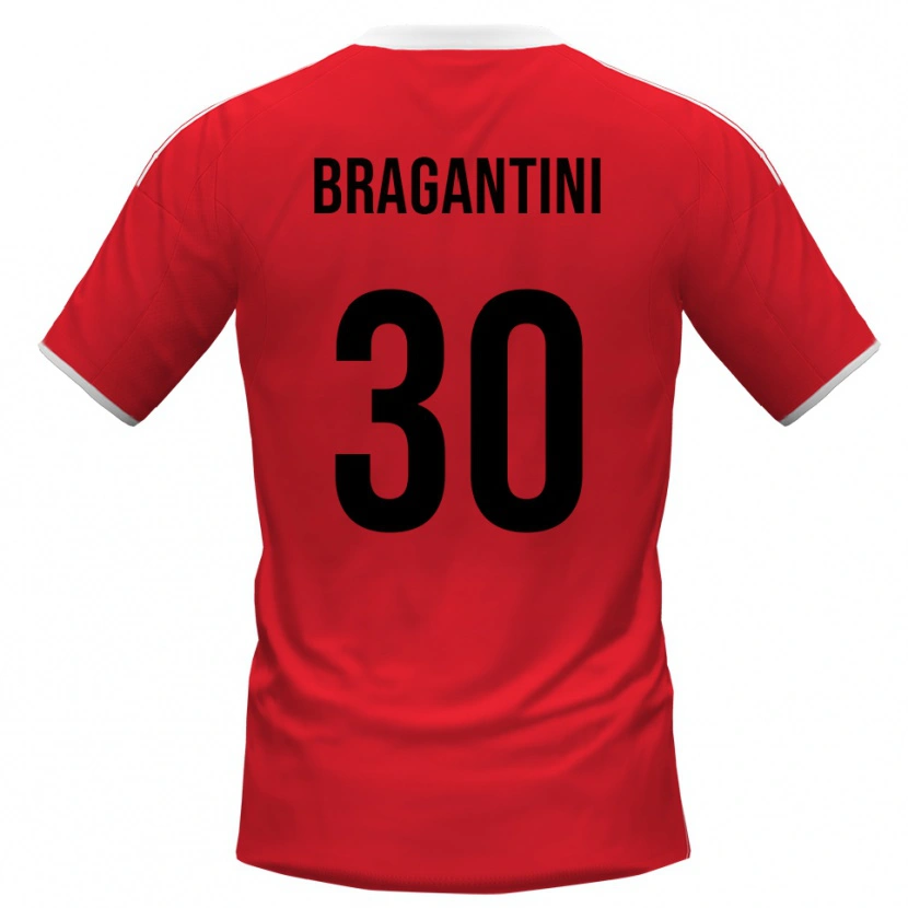 Danxen Dětské Davide Bragantini #30 Červenobílá Daleko Hráčské Dresy 2025/26 Dres