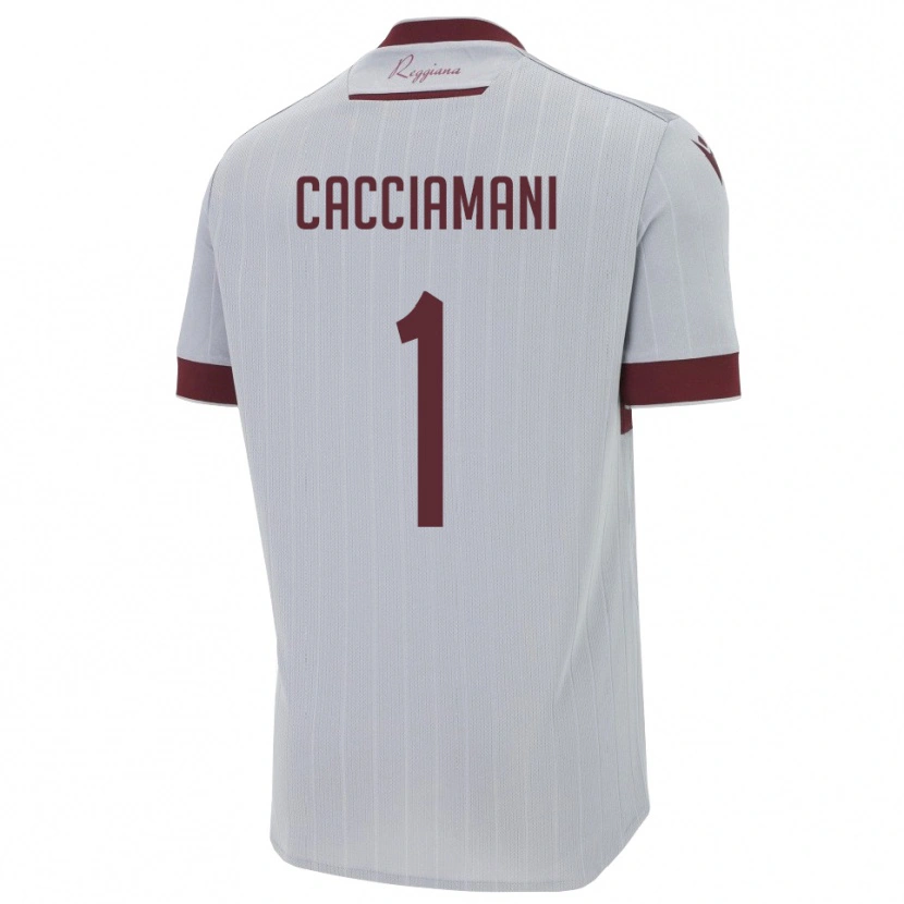 Danxen Dětské Niccolò Cacciamani #1 Vínová Bílá Daleko Hráčské Dresy 2025/26 Dres