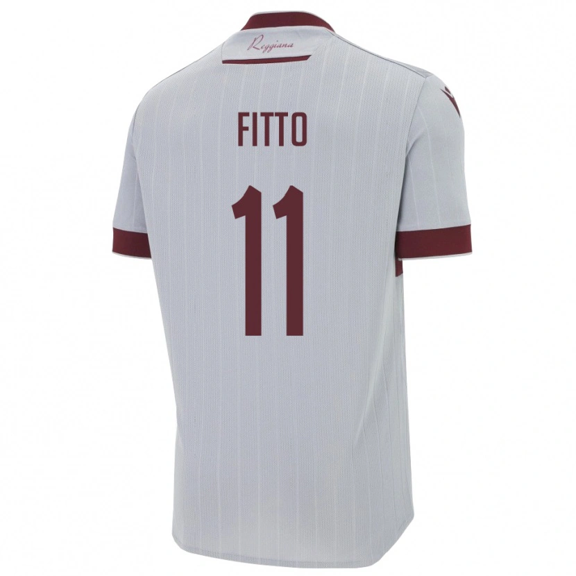 Danxen Dětské Gabriele Fitto #11 Vínová Bílá Daleko Hráčské Dresy 2025/26 Dres