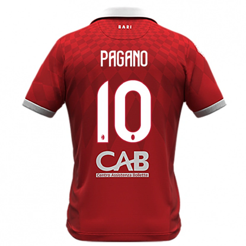 Danxen Dětské Riccardo Pagano #10 Červenobílá Daleko Hráčské Dresy 2025/26 Dres
