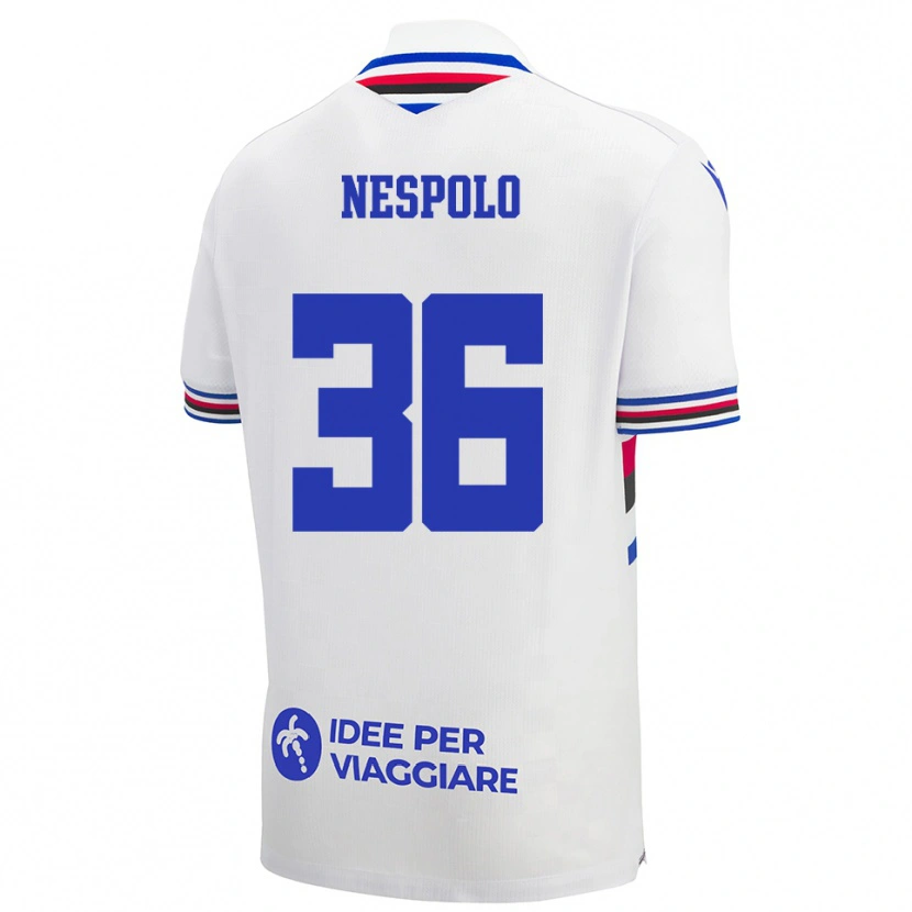 Danxen Dětské Sabrina Nespolo #36 Bílo-Modročervená Daleko Hráčské Dresy 2025/26 Dres