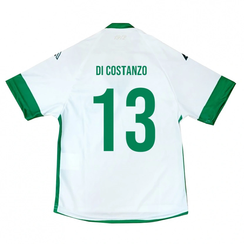 Danxen Dětské Raffaele Maria Di Costanzo #13 Bílo-Zeleno-Modrá Daleko Hráčské Dresy 2025/26 Dres