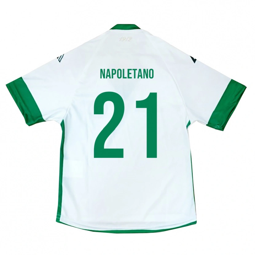 Danxen Dětské Jordan Napoletano #21 Bílo-Zeleno-Modrá Daleko Hráčské Dresy 2025/26 Dres