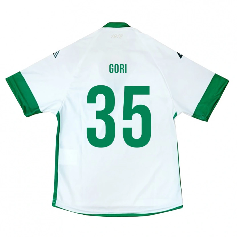 Danxen Dětské Gabriele Gori #35 Bílo-Zeleno-Modrá Daleko Hráčské Dresy 2025/26 Dres
