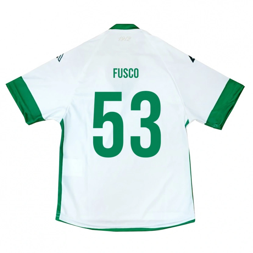 Danxen Dětské Salvatore Fusco #53 Bílo-Zeleno-Modrá Daleko Hráčské Dresy 2025/26 Dres