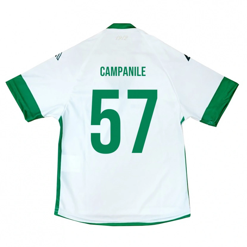 Danxen Dětské Alessandro Campanile #57 Bílo-Zeleno-Modrá Daleko Hráčské Dresy 2025/26 Dres