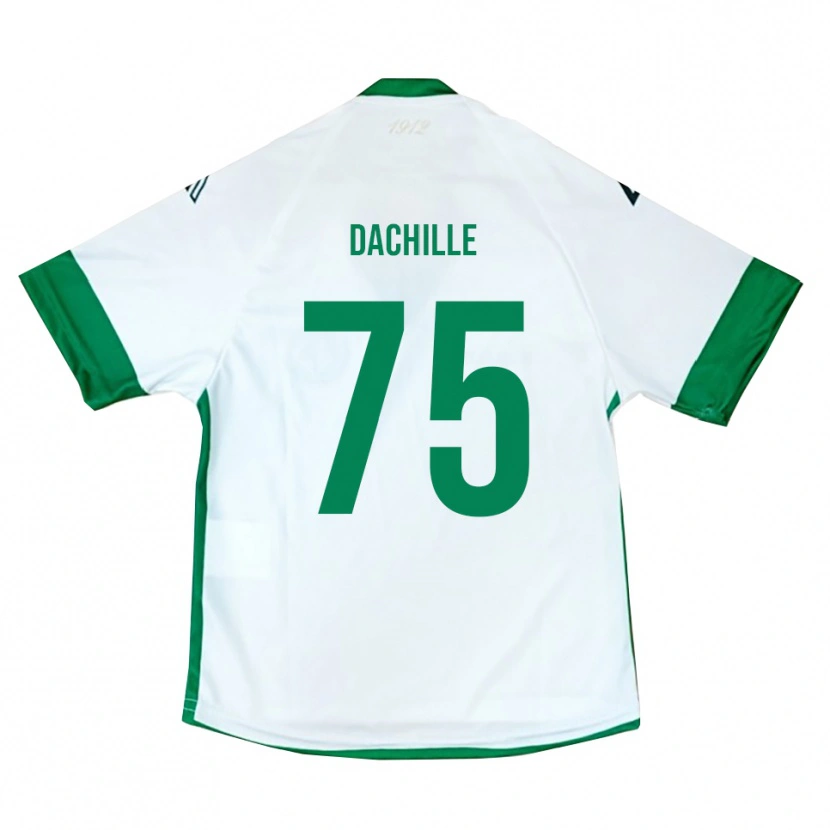 Danxen Dětské Domenico Dachille #75 Bílo-Zeleno-Modrá Daleko Hráčské Dresy 2025/26 Dres