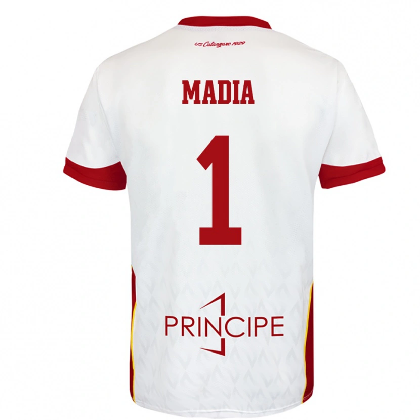Danxen Dětské Lorenzo Madia #1 Bíločervená Daleko Hráčské Dresy 2025/26 Dres
