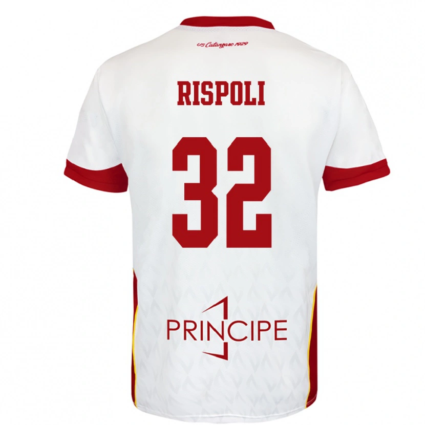 Danxen Dětské Fabio Rispoli #32 Bíločervená Daleko Hráčské Dresy 2025/26 Dres