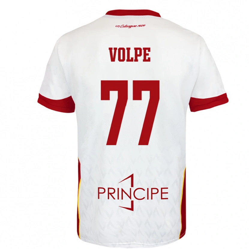 Danxen Dětské Giovanni Volpe #77 Bíločervená Daleko Hráčské Dresy 2025/26 Dres