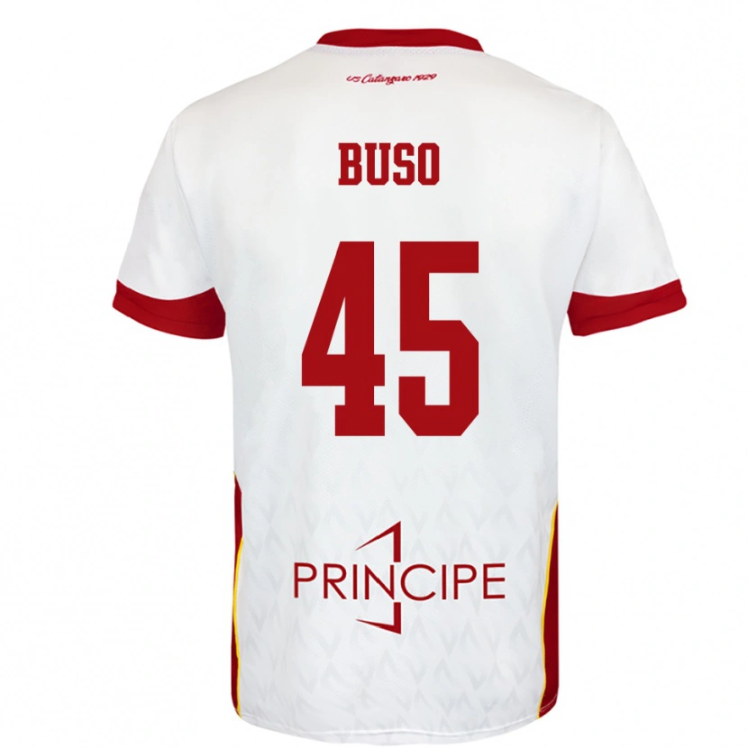 Danxen Dětské Nicolò Buso #45 Bíločervená Daleko Hráčské Dresy 2025/26 Dres