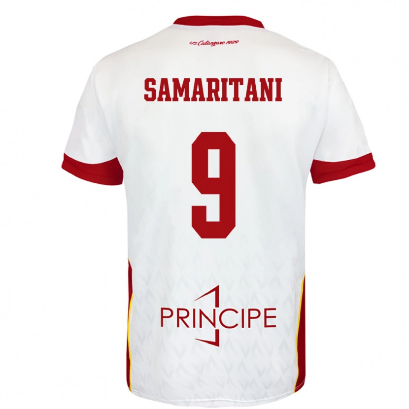 Danxen Dětské Cristian Samaritani #9 Bíločervená Daleko Hráčské Dresy 2025/26 Dres