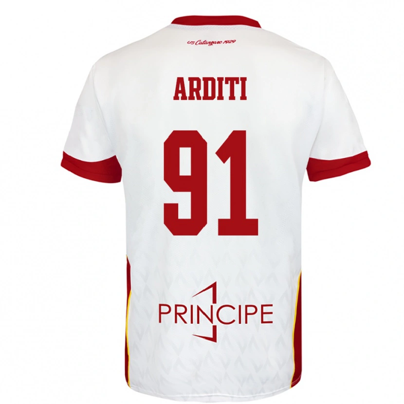 Danxen Dětské Gabriel Arditi #91 Bíločervená Daleko Hráčské Dresy 2025/26 Dres