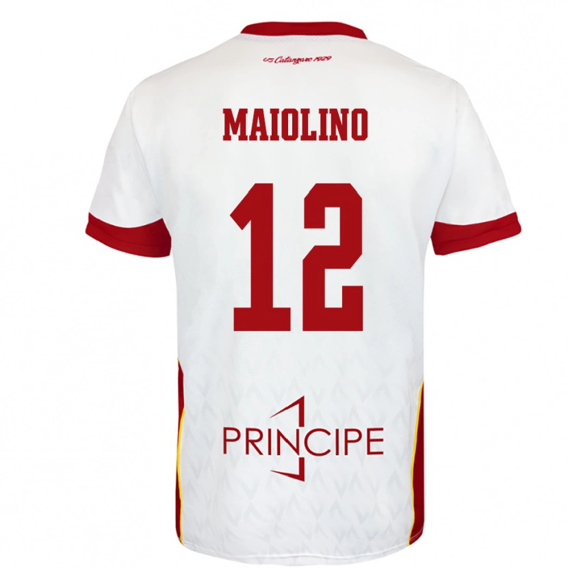 Danxen Dětské Alex Maiolino #12 Bíločervená Daleko Hráčské Dresy 2025/26 Dres