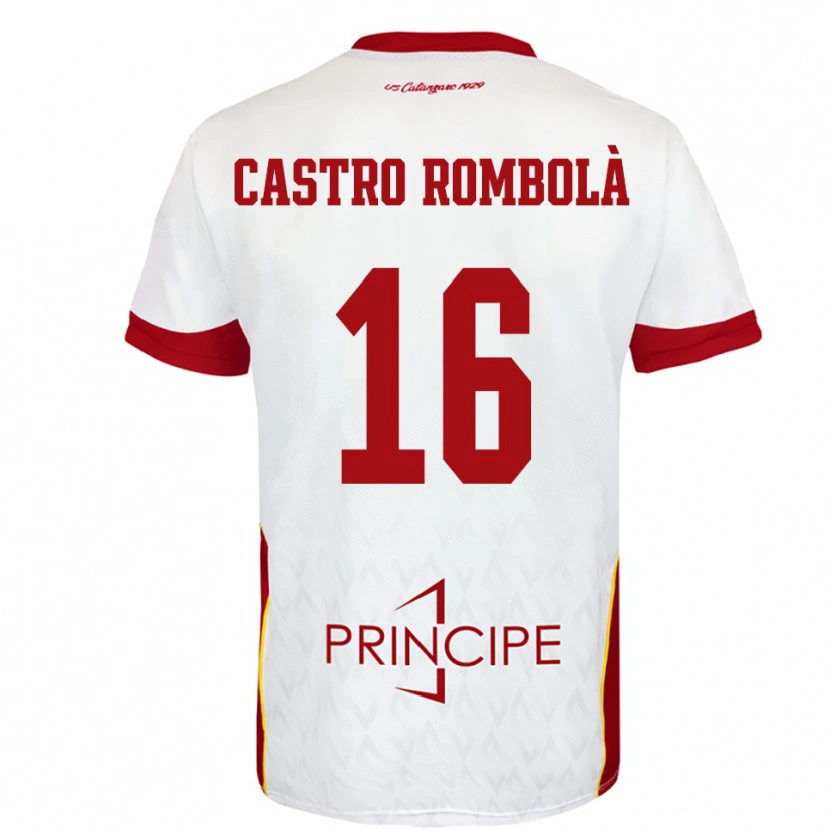 Danxen Dětské Carlo Castro Rombolà #16 Bíločervená Daleko Hráčské Dresy 2025/26 Dres