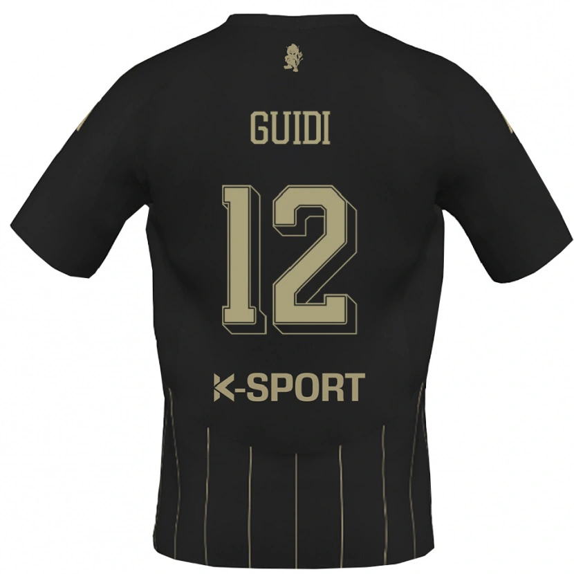 Danxen Dětské Sasha Guidi #12 Šedá Bílá Daleko Hráčské Dresy 2025/26 Dres