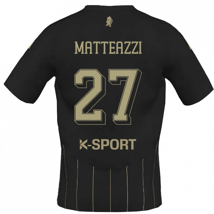 Danxen Dětské Ernesto Matteazzi #27 Šedá Bílá Daleko Hráčské Dresy 2025/26 Dres
