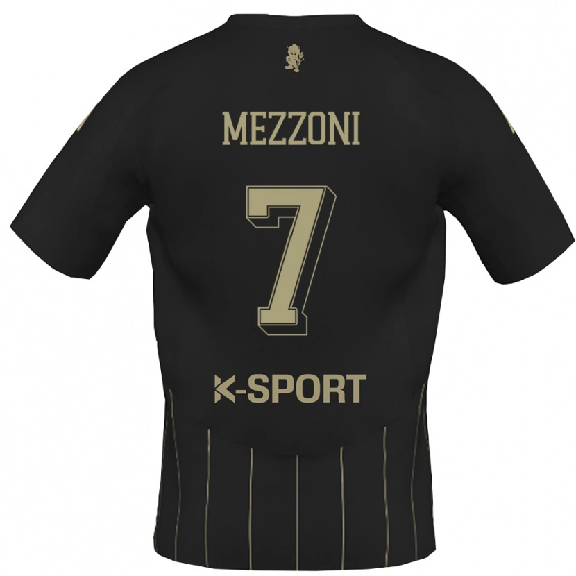 Danxen Dětské Francesco Mezzoni #7 Šedá Bílá Daleko Hráčské Dresy 2025/26 Dres