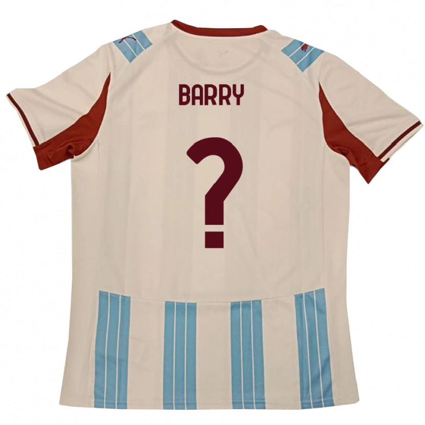 Danxen Dětské Sammy Barry #0 Světle Modrá Bílá Daleko Hráčské Dresy 2025/26 Dres