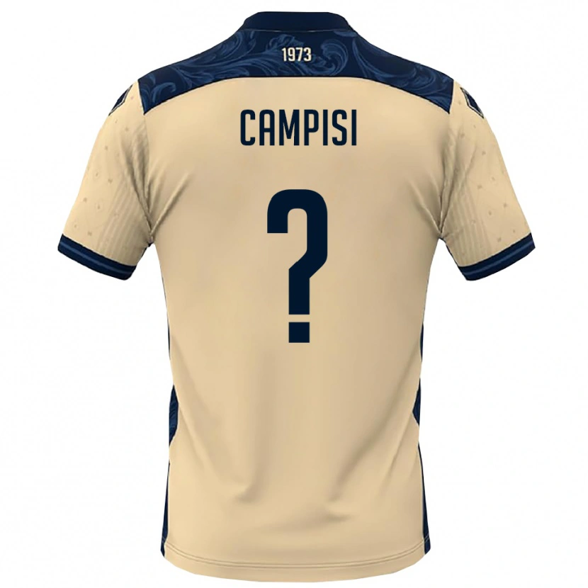 Danxen Dětské Riccardo Campisi #0 Bílá Tmavě Modrá Daleko Hráčské Dresy 2025/26 Dres