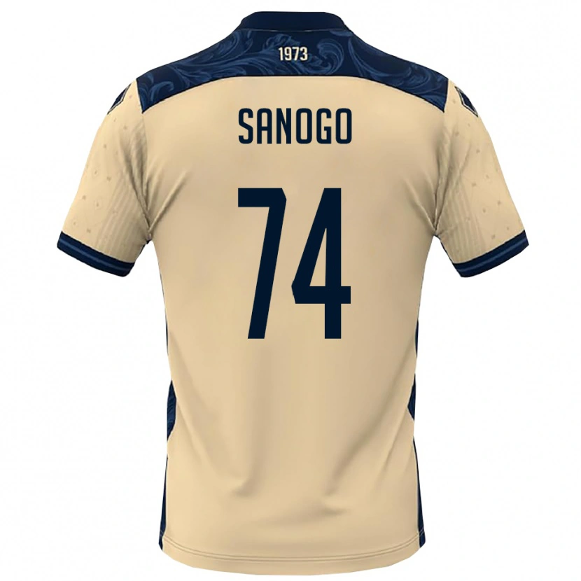 Danxen Dětské Ahmed Sanogo #74 Bílá Tmavě Modrá Daleko Hráčské Dresy 2025/26 Dres