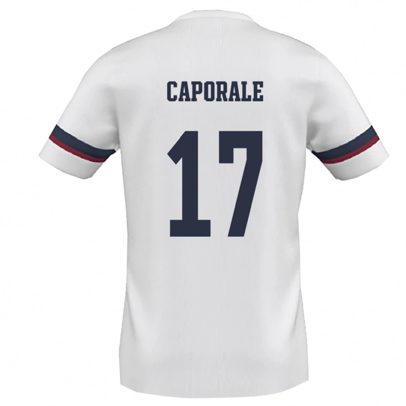 Danxen Dětské Alessandro Caporale #17 Bíločervená Daleko Hráčské Dresy 2025/26 Dres