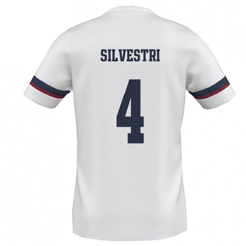 Danxen Dětské Thomas Silvestri #4 Bíločervená Daleko Hráčské Dresy 2025/26 Dres