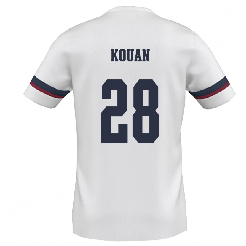 Danxen Dětské Christian Kouan #28 Bíločervená Daleko Hráčské Dresy 2025/26 Dres