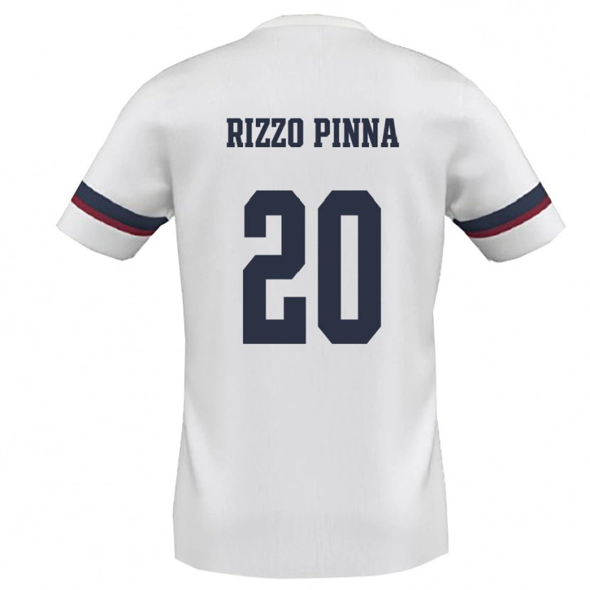 Danxen Dětské Andrea Rizzo Pinna #20 Bíločervená Daleko Hráčské Dresy 2025/26 Dres
