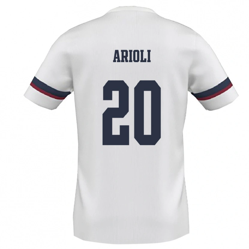 Danxen Dětské Alessandro Arioli #20 Bíločervená Daleko Hráčské Dresy 2025/26 Dres