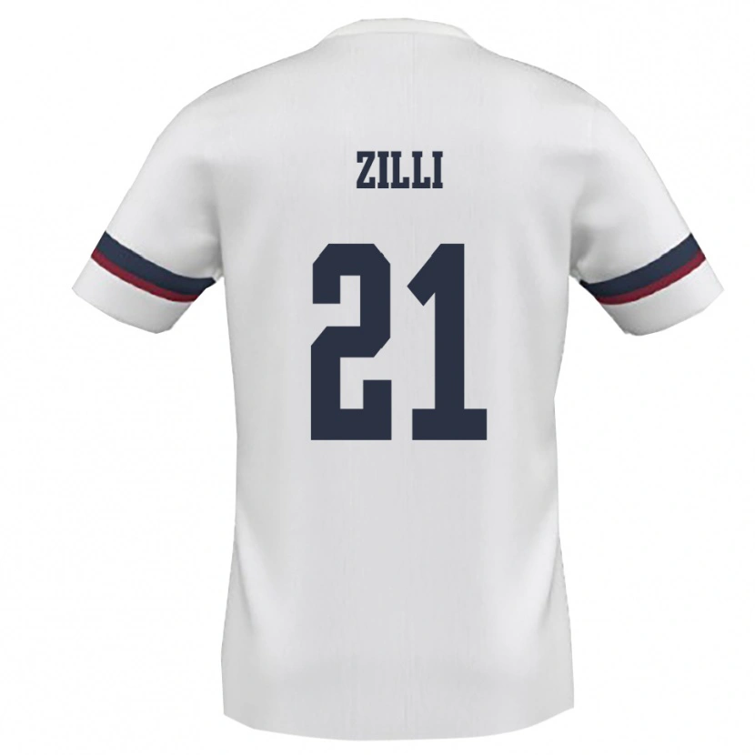 Danxen Dětské Massimo Zilli #21 Bíločervená Daleko Hráčské Dresy 2025/26 Dres